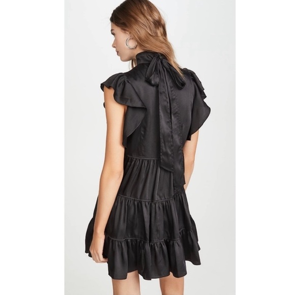 Cinq a Sept Rebecca Dress in Black. - Picture 1 of 8